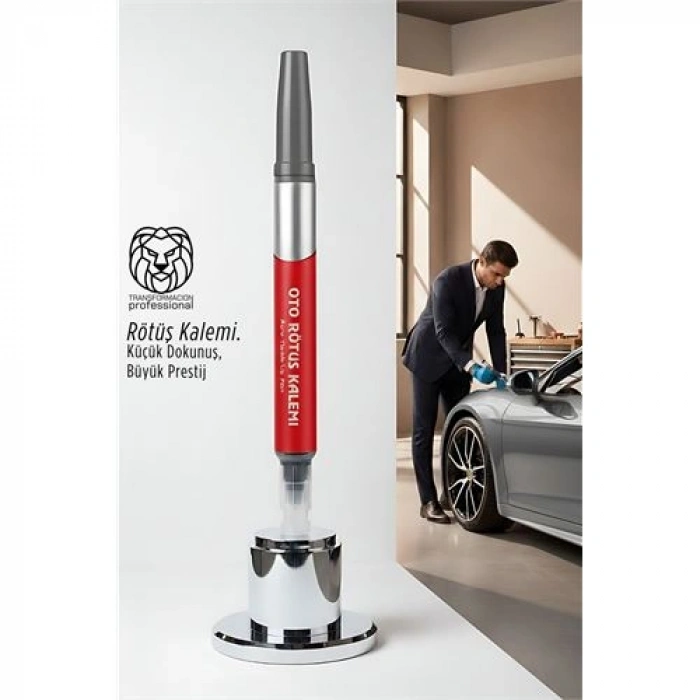 VipMarketim Profesyonel Gri Araç Rötüş Kalemi - Kusursuz Çizik Giderme & Parlak Yüzey Yenileyici (5 ml)