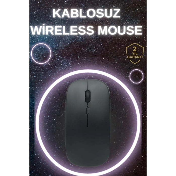 VipMarketim Profesyonel Mouse Wireless Oyuncu Faresi Bluetooth Bağlantılı