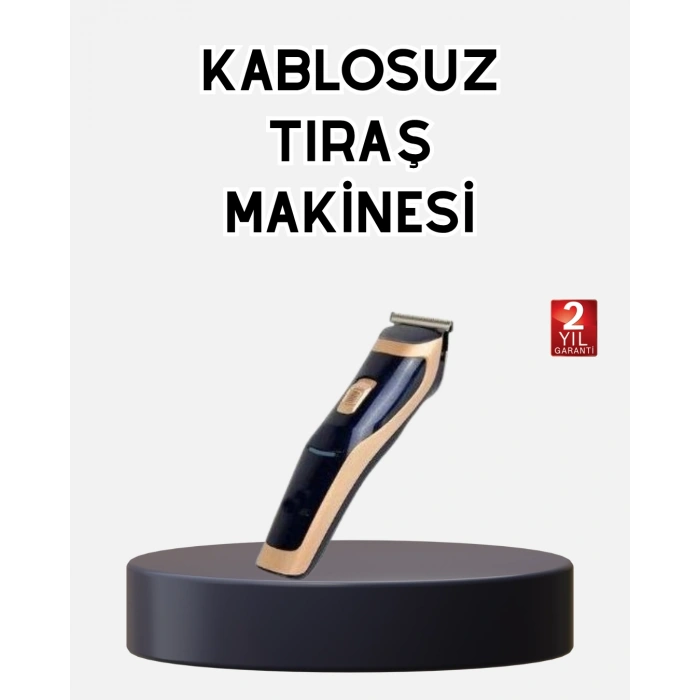 VipMarketim Profesyonel Şarjlı Saç ve Sakal Kesme Makinesi – Unisex 12 mm Ayarlanabilir Başlık