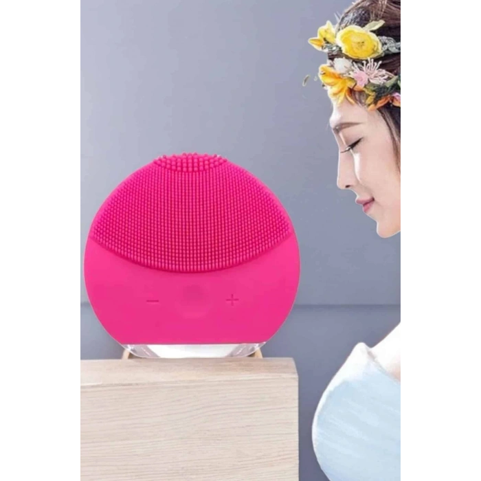 VipMarketim Profesyonel Yüz Temizleme Masaj Aleti Su Geçirmez Kablosuz Şarj Özellikli Kolay Temizlenebilir