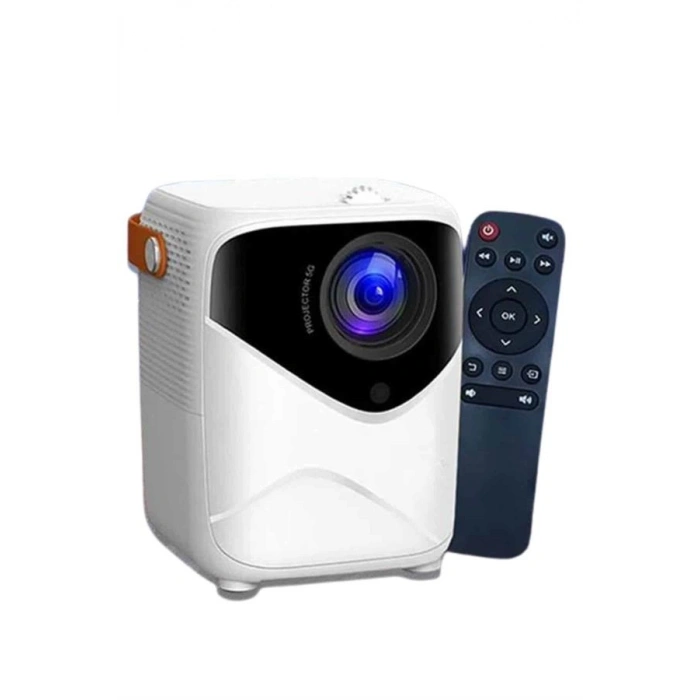 VipMarketim Projeksiyon Ev Sineması Bluetooth 4k HD Kaliteli Görüntü Kumandalı