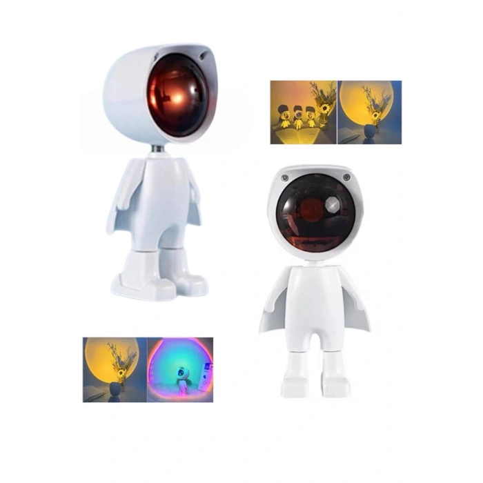 VipMarketim Projektör Atmosfer Işık Lambası Projektör Güneş Lambası Masa Lambası