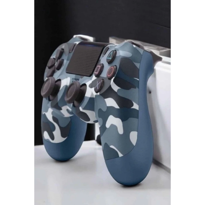 VipMarketim PS4 Oyun Kolu Kamuflaj Desenli Joystick