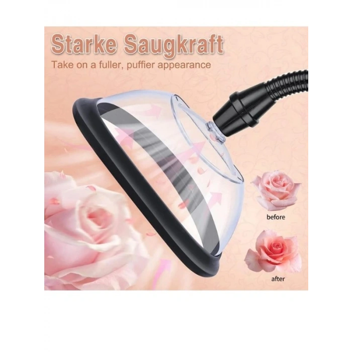 VipMarketim Pussy Pump Premium Fun Çift Başlıklı Vajina & Gööğüs Pompası