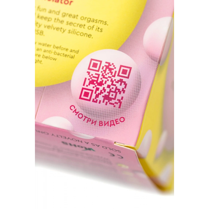 VipMarketim Qli by Flovetta Bundan vakum dalgası klitoral uyarıcı, silikon, pembe, 6,5 cm