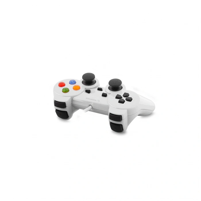 VipMarketim RAMPAGE SG-R602 Beyaz PC/PS3 1.8mt Kablolu Çift Titreşimli GAMEPAD(1923)