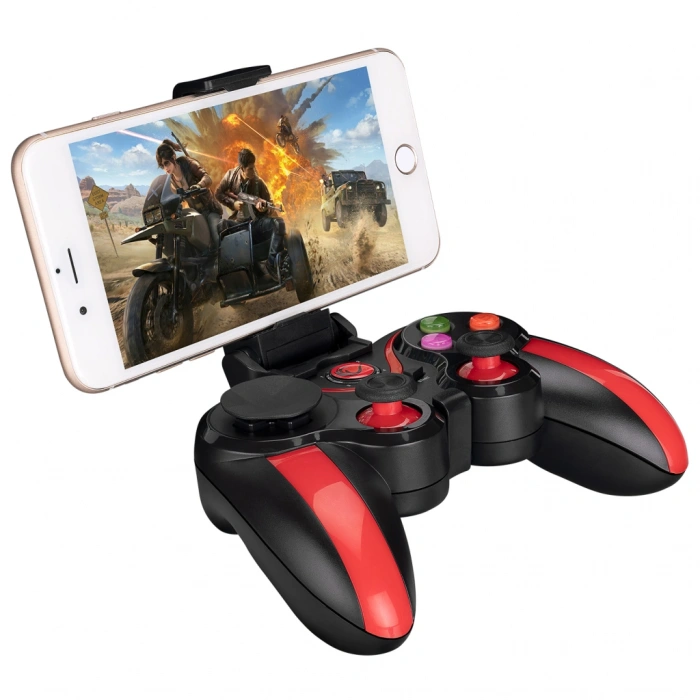 VipMarketim RAMPAGE SG-R707 PC/PS3/Akıllı Telefon/TV Box Kablosuz Bluetooth GAMEPAD(1923)