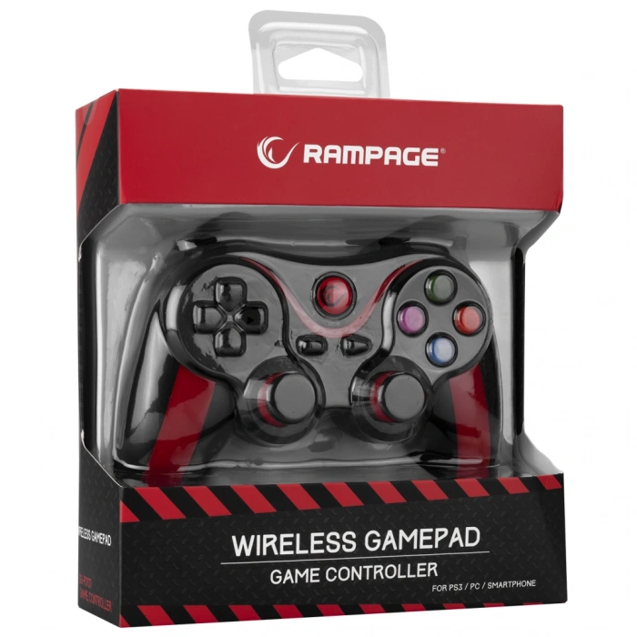 VipMarketim RAMPAGE SG-R707 PC/PS3/Akıllı Telefon/TV Box Kablosuz Bluetooth GAMEPAD(1923)