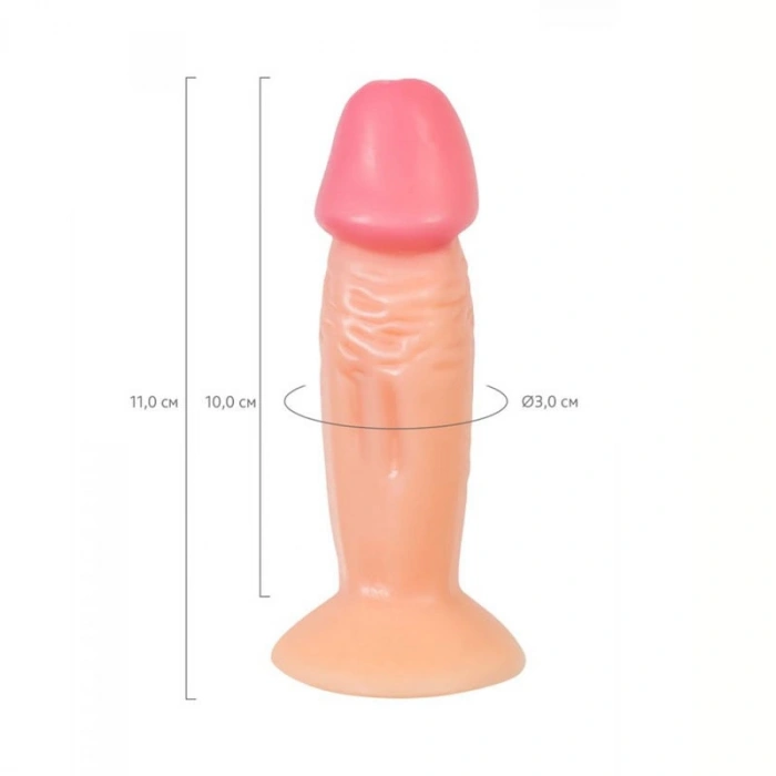 VipMarketim Realdo 11cm Gerçekçi Vantuzlu Dildo