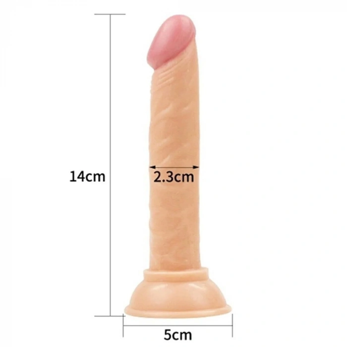 VipMarketim Realdo 14cm Vantuzlu Gerçekçi Dildo