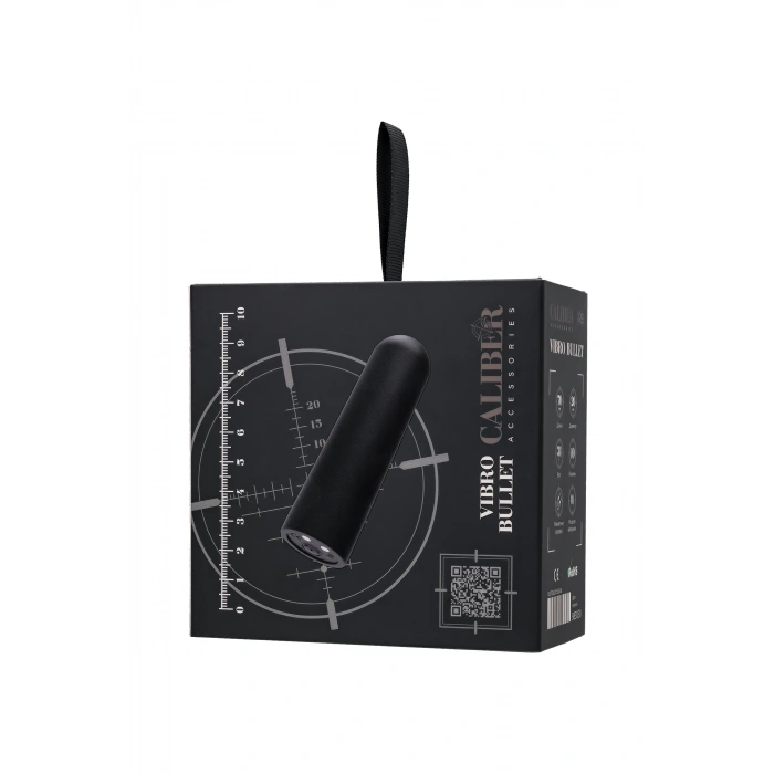 VipMarketim Realstick Caliber Şarjlı Kurşun Vibratör - Siyah