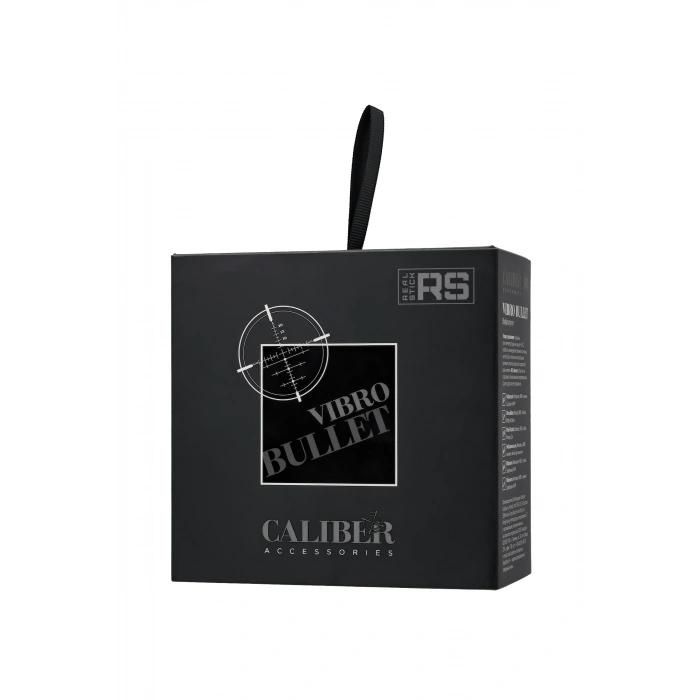 VipMarketim RealStick CALIBER vibe mermi, siyah