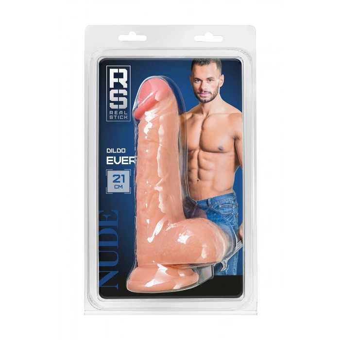 VipMarketim RealStick Çıplak Hiç Gerçekçi Yapay Penis, PVC, et, 21 cm