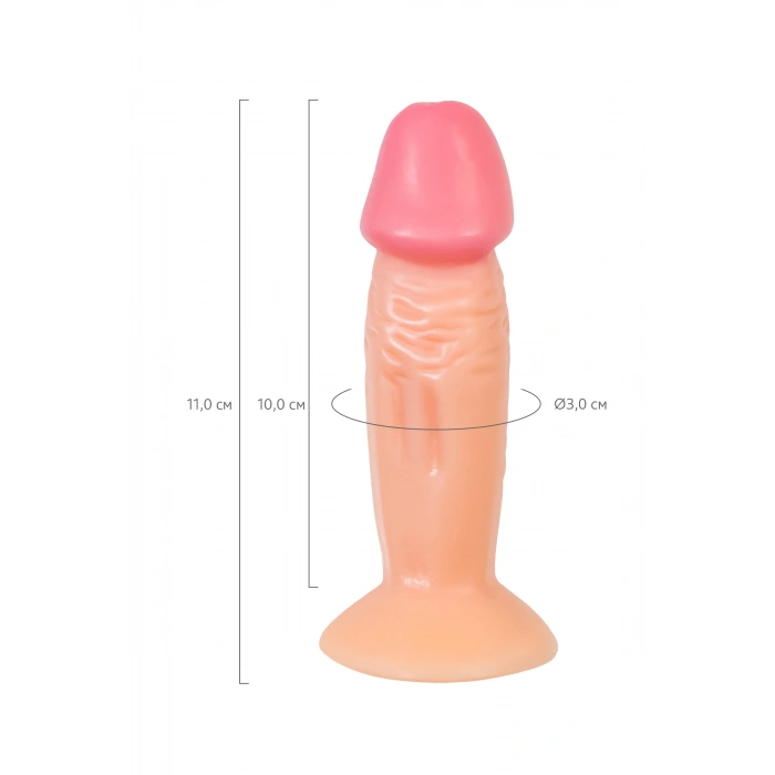 VipMarketim RealStick Çıplak Vere, PVC, et, 11 cm Gerçekçi yapay penis