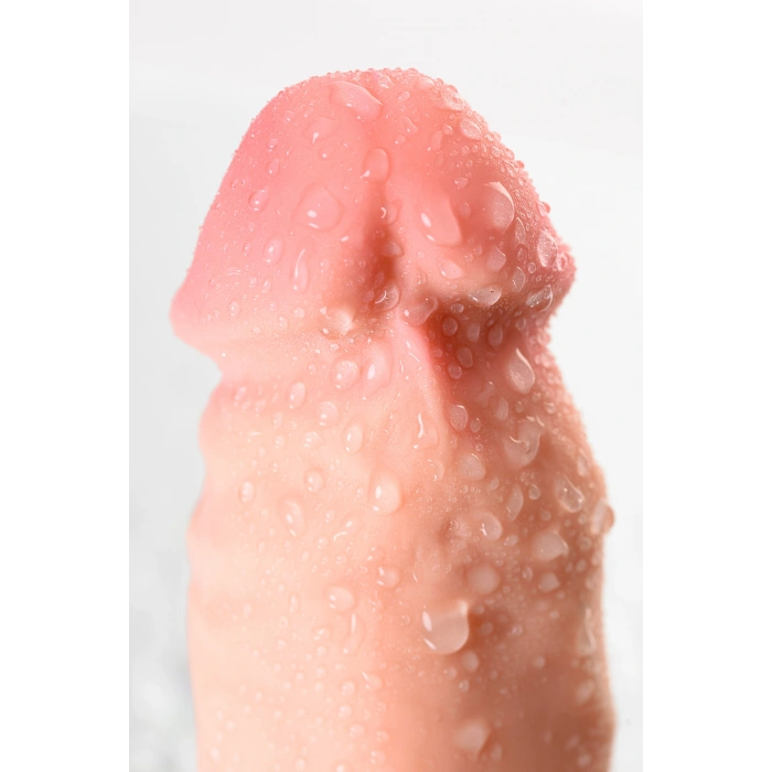 VipMarketim RealStick Elite Oliver Dildo, TPR, Şeffaf, 18,5 cm