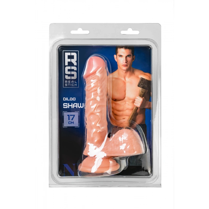 VipMarketim RealStick Nude Shaw, PVC, Et, 17 cm Gerçekçi yapay Penis