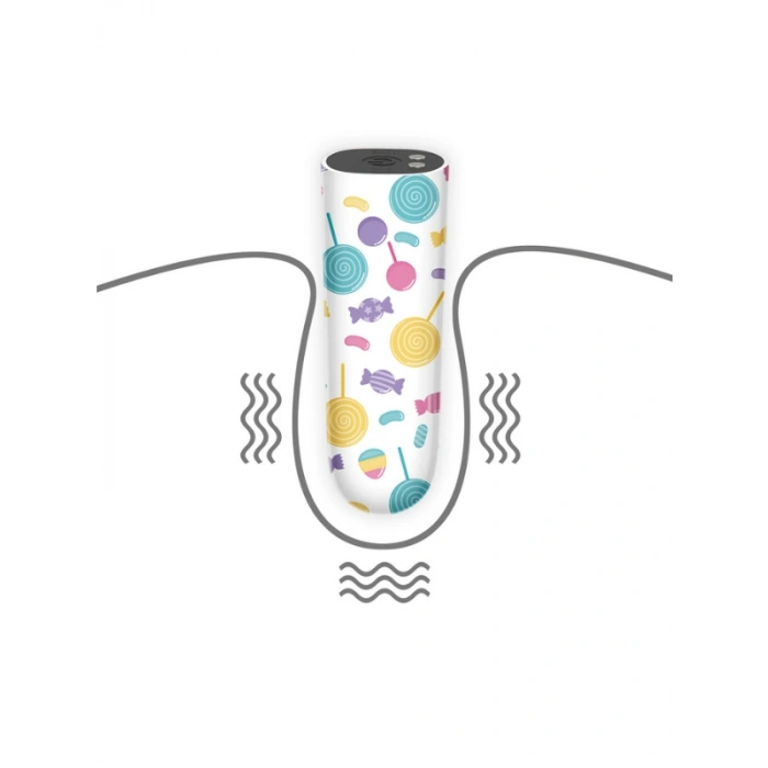 VipMarketim Rechargeable Lollipop Massager Kurşun Vibratör