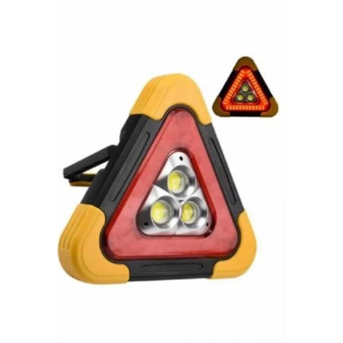 VipMarketim Reflektör Güneş Enerjili Taşınabilir Portatif Acil Güvenlik Işığı Araba Acil Uyarı Işığı
