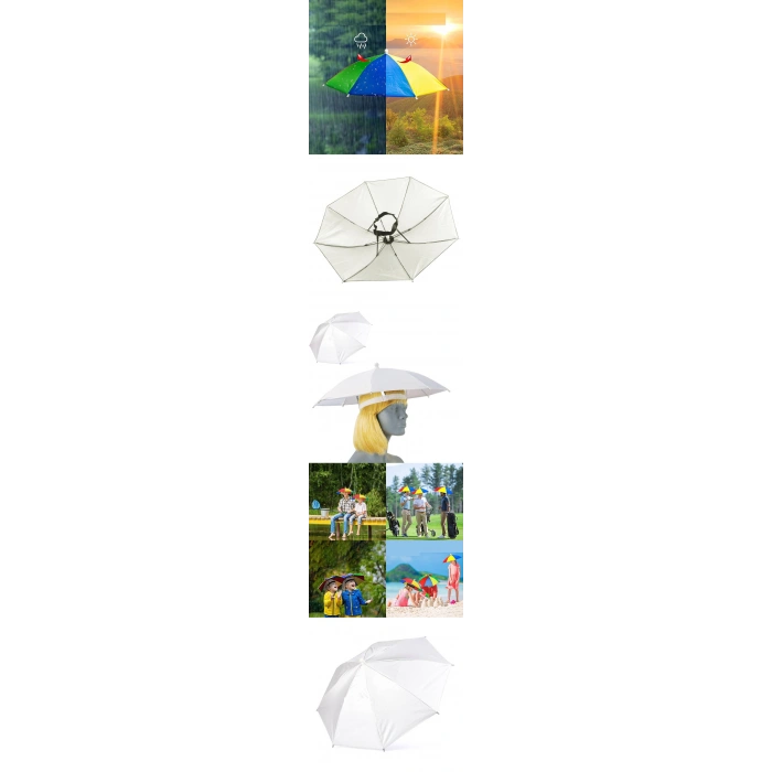 VipMarketim Relax Eller Serbest 4 Mevsim Kafa Şemsiyesi