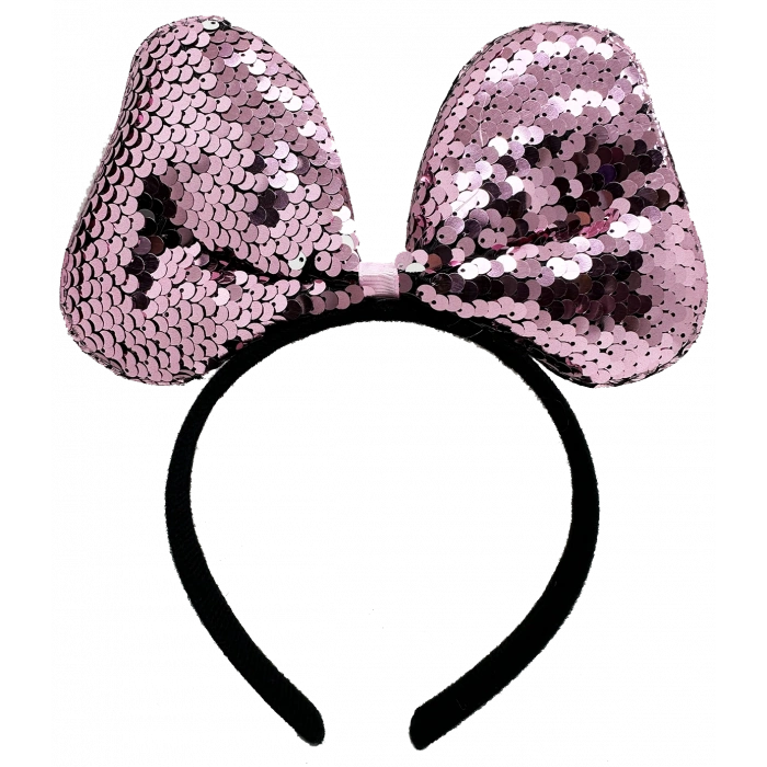 VipMarketim Renk Değiştiren Pullu Fiyonk Parti Tacı Pembe Gümüş