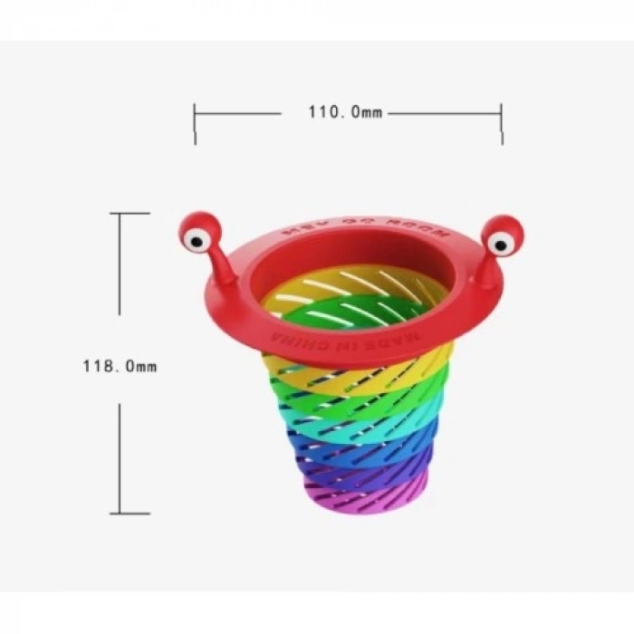 VipMarketim Renkli 6 Kademeli Lavabo Süzgeci