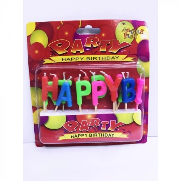 VipMarketim Renkli Happy Birthday Mum