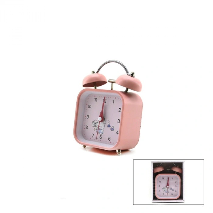 VipMarketim Renkli Kare Masa Çalar Saati