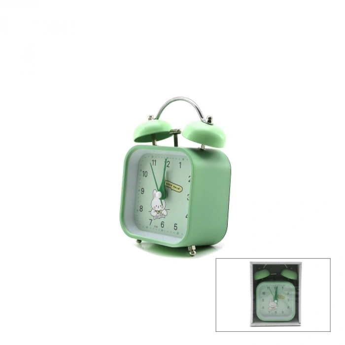 VipMarketim Renkli Kare Masa Çalar Saati