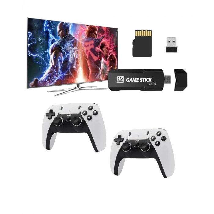 VipMarketim Retro Atari ve Konsol Oyunları Destekli 4K Game Stick