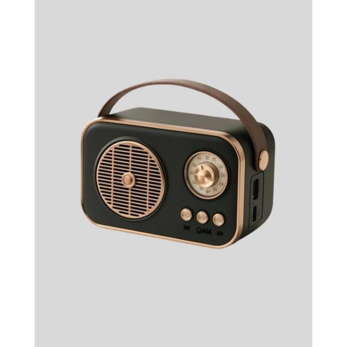 VipMarketim Retro Tarz Kablosuz Radyo – Bluetooth USB ve TF Kart Girişli
