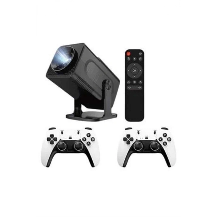 VipMarketim Retro Video Oyunu Konsolu Android Tv El Oyun Konsolu WIFI Taşınabilir Projeksiyon Cihazı