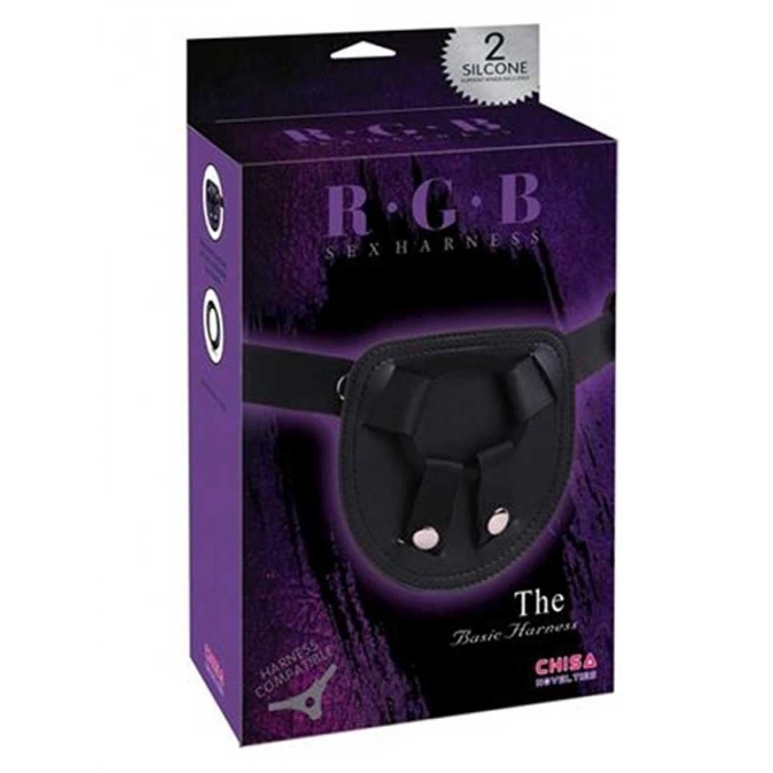 VipMarketim R.G.B Belden Bağlamalı 21.5cm Protez Penis ve Kemeri