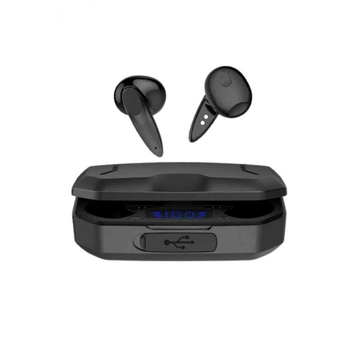 VipMarketim Rgb Işıklı Çift Mikrofonlu Siyah Profesyonel Oyuncu Kulaklığı Kablosuz Kulakiçi