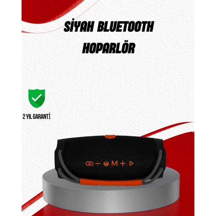 VipMarketim RGB LED Taşınabilir Kablosuz Hoparlör