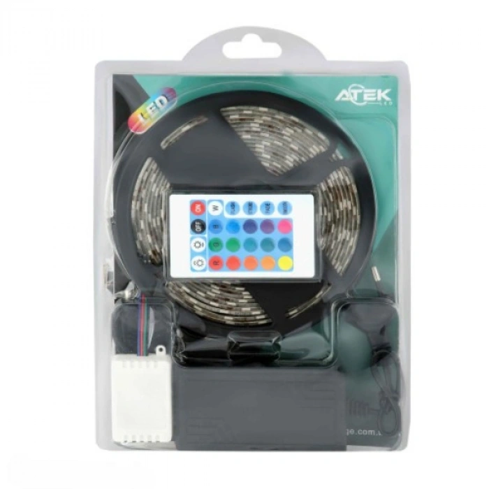 VipMarketim RGB Şerit 54 LED Kumandalı USB Bağlantılı