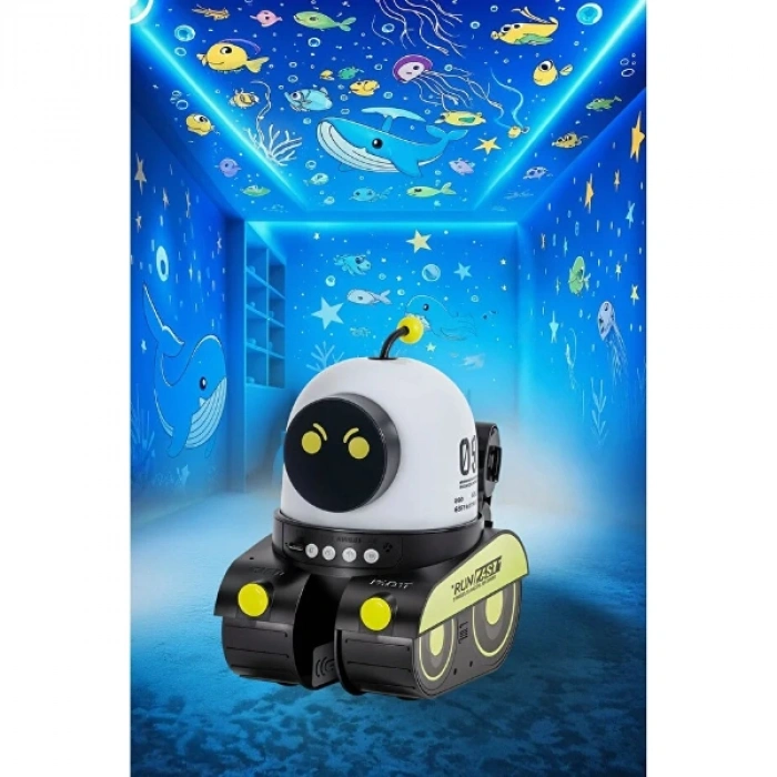 VipMarketim Robot Tasarımlı Projektör Gece Lambası