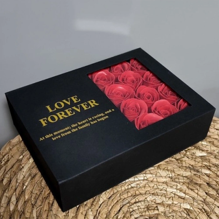 VipMarketim Romantik Gül ve İstiridye İnci Kolye Seti