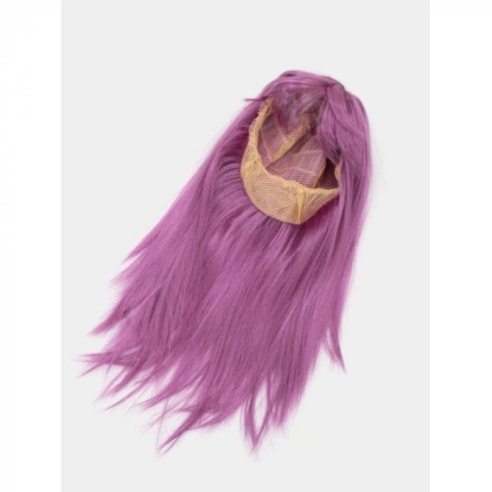 VipMarketim Rose Pembe Düz Kesim Peruk