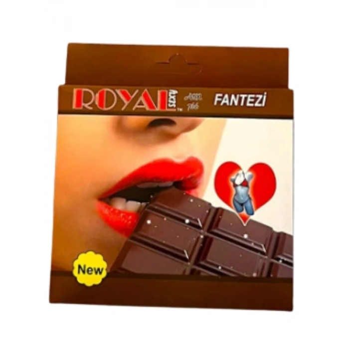 VipMarketim Royal Yenilebilir Tanga Sütyen Çikolata Aromalı
