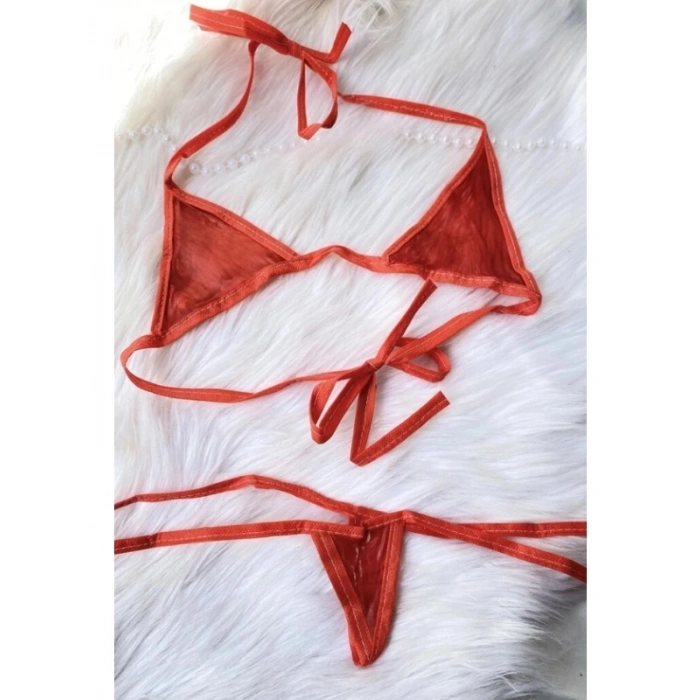 VipMarketim Royal Yenilebilir Tanga Sütyen Çikolata Aromalı