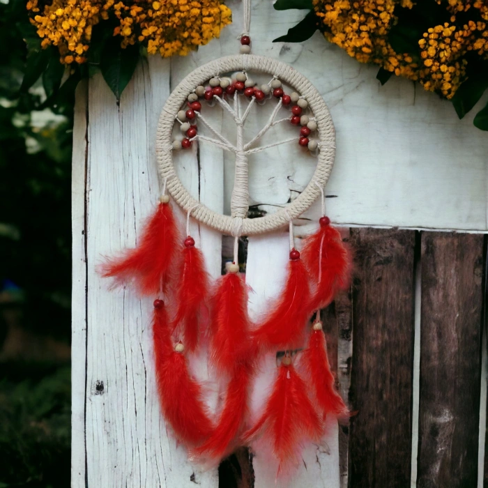 VipMarketim Rüya Kovan Hayat Ağacı Dream Catcher