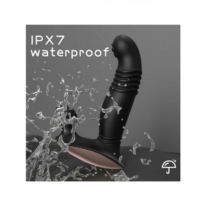 VipMarketim S-Hande Eye of Horus Rct Şarjlı Kumandalı Perine ve Uyarıcı İleri Geri Hareketli 2 in 1 Vibratör