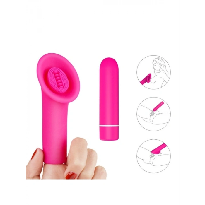 VipMarketim S-Hande Glory Tırtıklı Yüzey Klitoris Uyarıcı Mini Vibratör