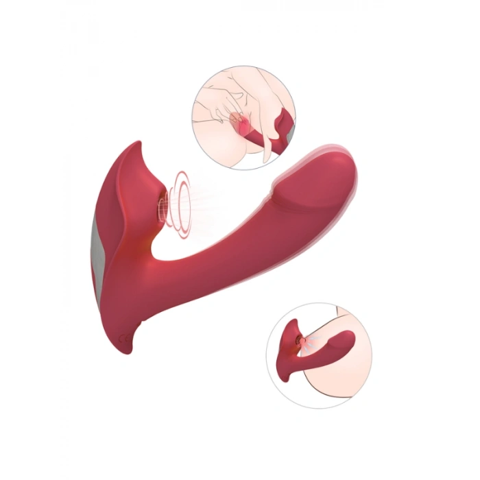 VipMarketim S-Hande Heart of Ocean Kumandalı G-Noktası ve Klitoris Emiş Özellikli Teknolojik Vibratör