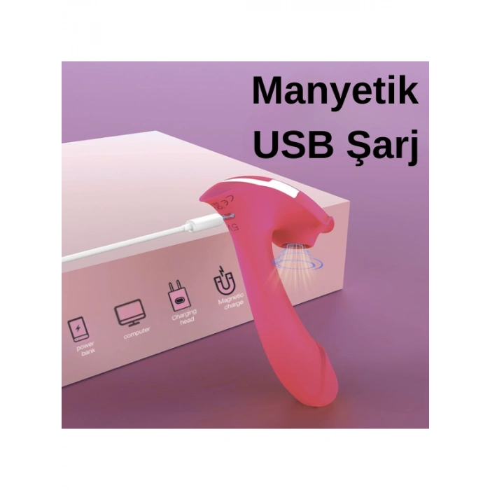 VipMarketim S-Hande Heart of Ocean Kumandalı G-Noktası ve Klitoris Emiş Özellikli Teknolojik Vibratör