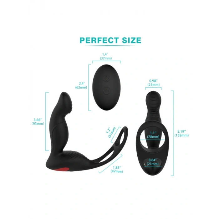 VipMarketim S-Hande Lenker Prostat Kumandalı Vibratör