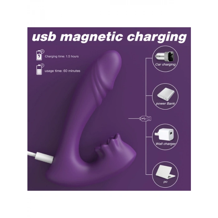 VipMarketim S-Hande Waterproof Double Modern Vibratör