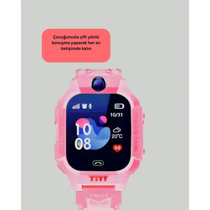 VipMarketim S10 AKILLI SAAT PEMBE