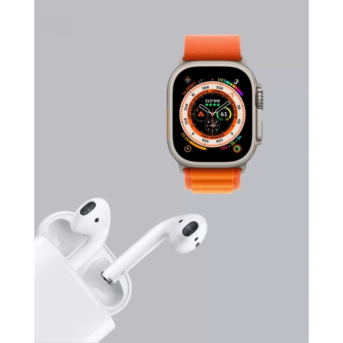 VipMarketim S8 Ultra Akıllı Saat ve Bluetooth Kablosuz Kulaklık 2’li Set Yeni Nesil