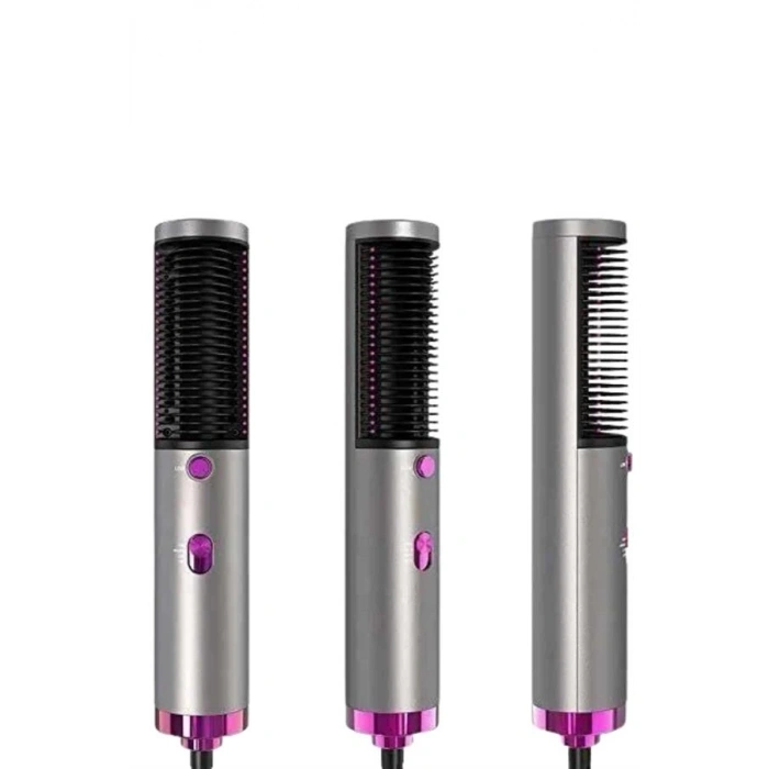 VipMarketim Saç Düzleştirici Fön Makinesi Saç Fırçası Profesyonel Üflemeli